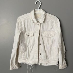 White Denim Jacket